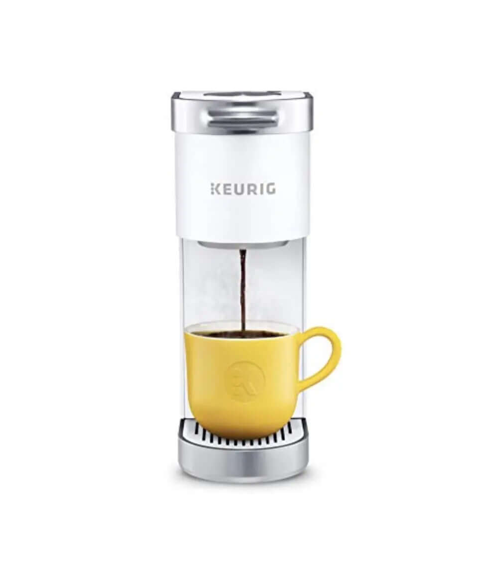 Keurig K-Mini Plus Coffee Maker | Single Serve K-Cup Pod Coffee Brewer - Matte White Keurig