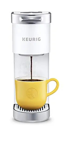 Keurig K-Mini Plus Coffee Maker | Single Serve K-Cup Pod Coffee Brewer - Matte White Keurig