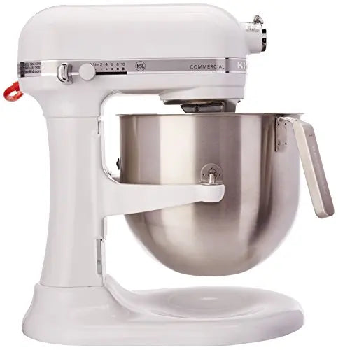 KitchenAid 8-Quart Commercial Countertop 10-Speed Stand Mixer KSM8990WH - White KitchenAid