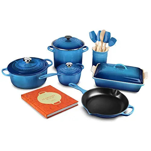 Le Creuset 16-piece Cookware Set - Marseille Blue Le Creuset