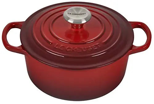 Le Creuset Enameled Cast Iron Signature 5-Piece Cookware Set - Cerise Red Le Creuset