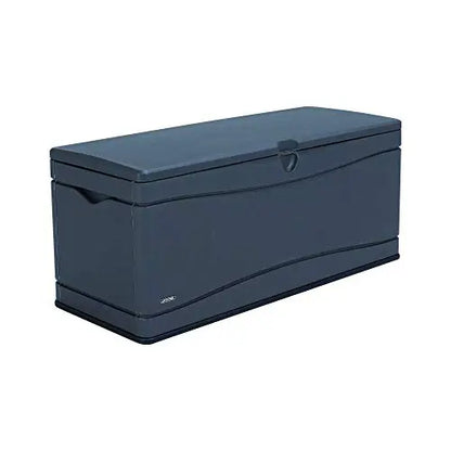 Lifetime Outdoor Storage Deck Box, 130 Gallon, Heavy Duty - Gray Lifetime