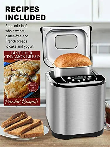 Hamilton Beach Black and Stainless Steel Stainless Steel Bread Maker in the Bread  Makers department at