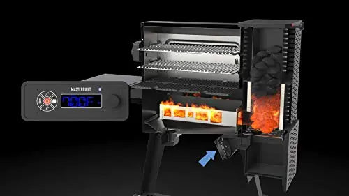 Masterbuilt Charcoal Grill + Smoker Gravity Series 560 - Black Masterbuilt