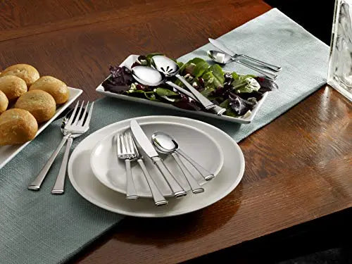 Mikasa Harmony Flatware Silverware Set, 65 Piece - Stainless Steel Mikasa