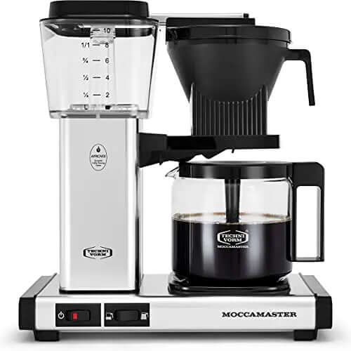 Moccamaster Select 10-Cup Coffee Maker - Polished Silver, 40 oz Technivorm Moccamaster