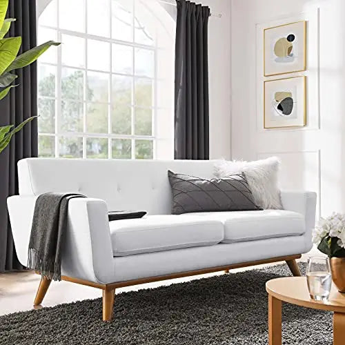 Modway Engage Loveseat - White Modway