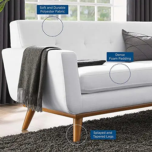 Modway Engage Loveseat - White Modway