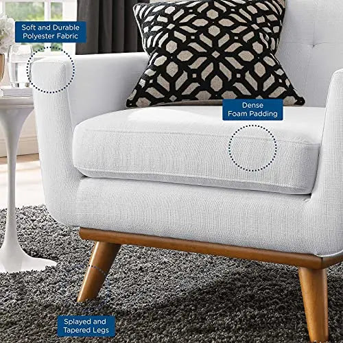 Modway Engage Modern Accent Chair - White Modway