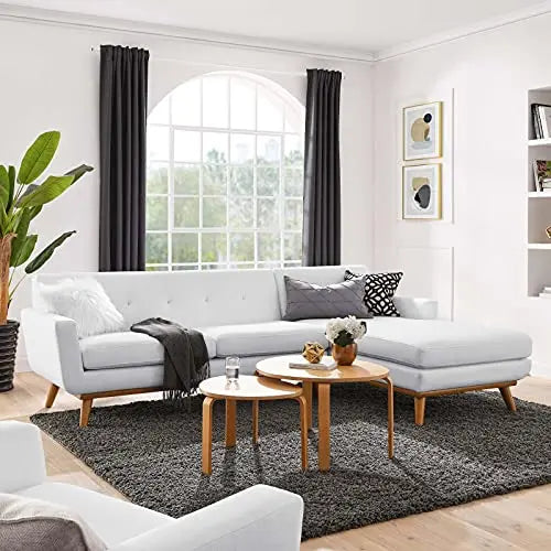 Modway Engage Modern Sectional - White Modway