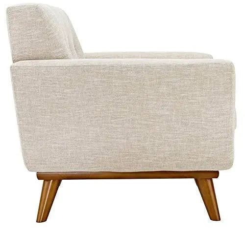 Modway Engage Modern Upholstered Accent Chair - Beige Modway