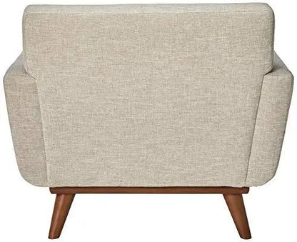 Modway Engage Modern Upholstered Accent Chair - Beige Modway