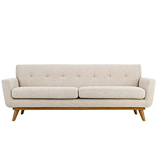 Modway Engage Modern Upholstered Sofa - Beige Modway