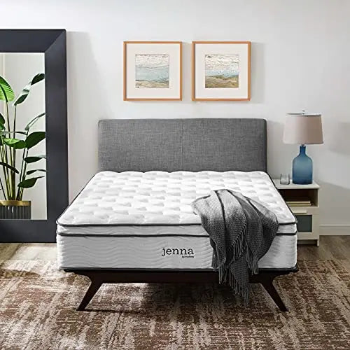 Modway Jenna 14 Innerspring Quilted Pillow Top Mattress Modway