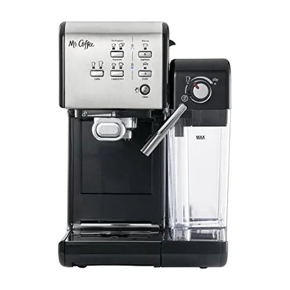 Mr. Coffee Espresso and Cappuccino Machine, Programmable Coffee Maker with Automatic Milk Frother and 19-Bar Pump, Stainless Steel Mr. Coffee