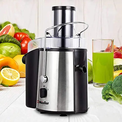 Mueller Austria Juicer | Centrifugal Juicing Machine - Silver Mueller Austria