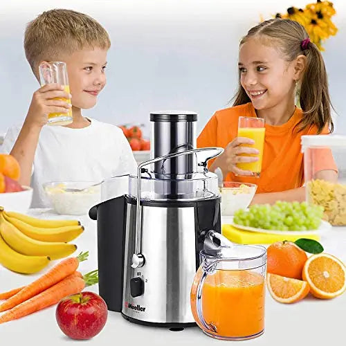 Mueller Austria Juicer | Centrifugal Juicing Machine - Silver Mueller Austria