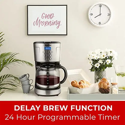 Mueller Ultra Coffee Maker, Programmable 12-Cup Machine, Multiple Brew Strength, Keep Warm Mueller Austria