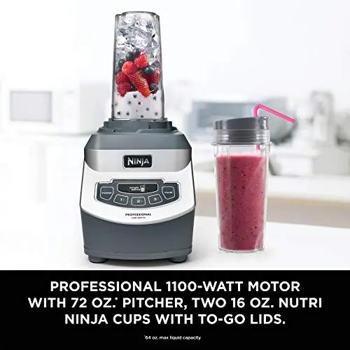 Ninja Professional Blender & Nutri Ninja Cups (BL660C)