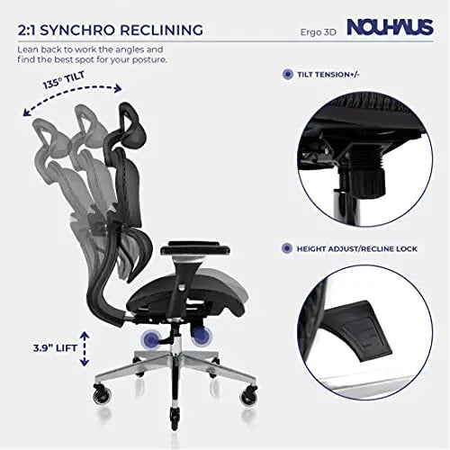 Nouhaus ergoflip mesh online computer chair