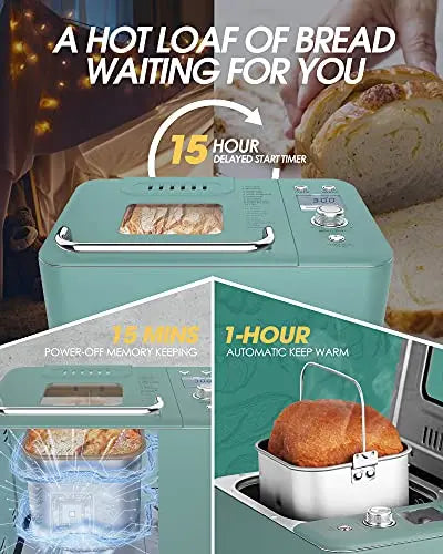 Neretva Bread Maker Machine, 20-in-1 2LB Automatic India