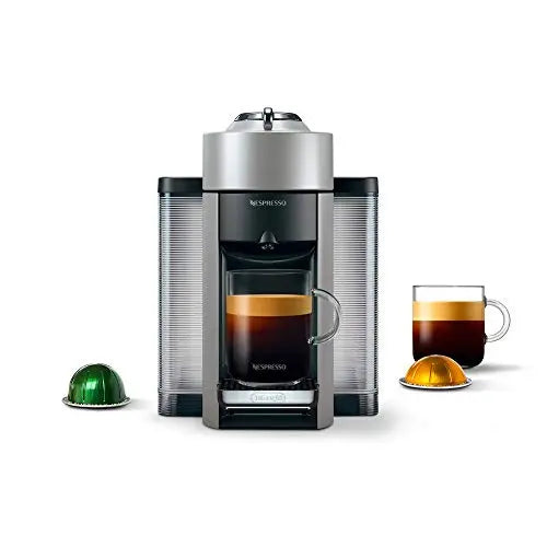 Nespresso Vertuo Coffee and Espresso Maker ENV135S by De'Longhi - Silver Nestle Nespresso