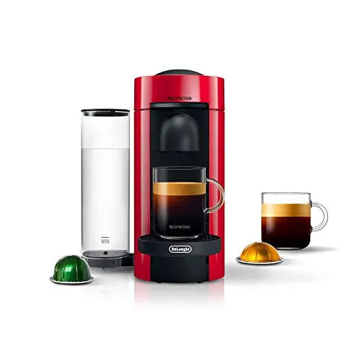 Nespresso Vertuo Plus Coffee and Espresso Maker by De'Longhi - Cherry Red Nestle Nespresso