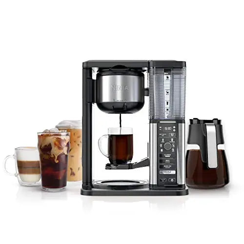 Ninja 10-Cup Specialty Coffee Maker with 50 Oz Glass Carafe - Stainless Steel Ninja