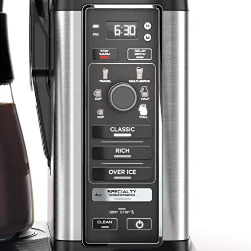 Ninja 10-Cup Specialty Coffee Maker with 50 Oz Glass Carafe - Stainless Steel Ninja