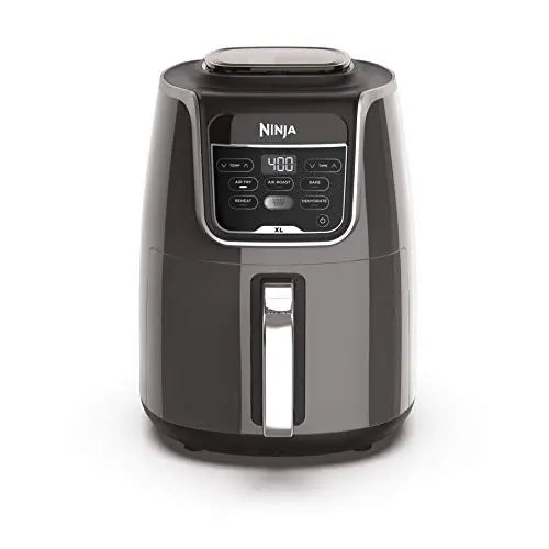 Ninja AF150AMZ Air Fryer XL, 5.5 QT | Nonstick Basket & Crisper Plate and Chef Inspired Recipe Guide - Grey Ninja