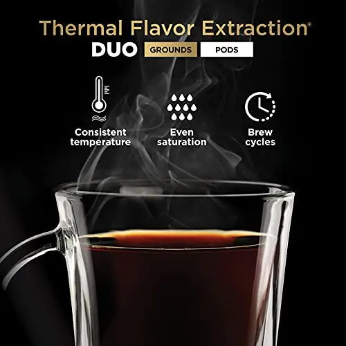 Ninja Dual Brew Coffee Maker | Grounds & K-Cup Pod Compatible - Black Ninja