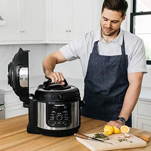 Ninja Foodi Pressure Cooker 9-in-1 Deluxe Extra Large 8 QT Air Fry - Stainless Finish Ninja