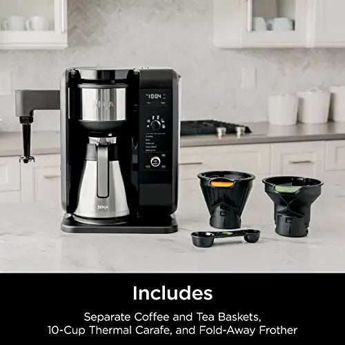 Ninja Hot and Cold Brewed System | Auto-iQ Tea and Coffee Maker - Black Ninja