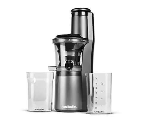 Nutribullet Juicer Machine, Quiet Motor & Reverse Function, BPA-Free - Charcoal Black NutriBullet