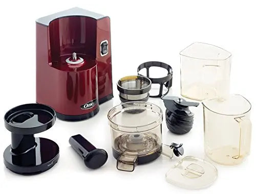 Omega Juicer | Vertical Slow Masticating Juice Extractor - Red Omega