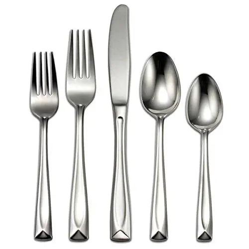 Oneida Lincoln 20-Piece Stainless Steel Flatware Silverware Set - Silver Oneida