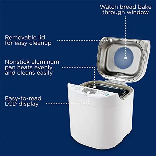 Oster Express Bake Bread Maker, 2 lb Loaf - White/Ivory Oster