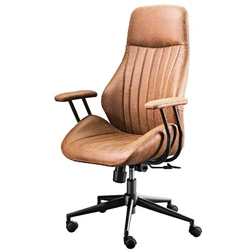 Ovios Office Chair | Modern Ergonomic Chair - Brown ovios