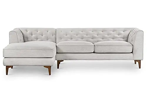 POLY and BARK Essex Sectional, Left-Facing Sofa - Soho Grey POLY & BARK