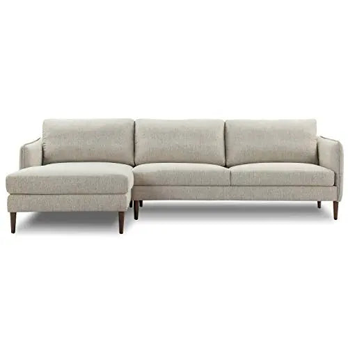 POLY and BARK Latta Left-Facing Sectional Sofa - Twill Stone POLY & BARK