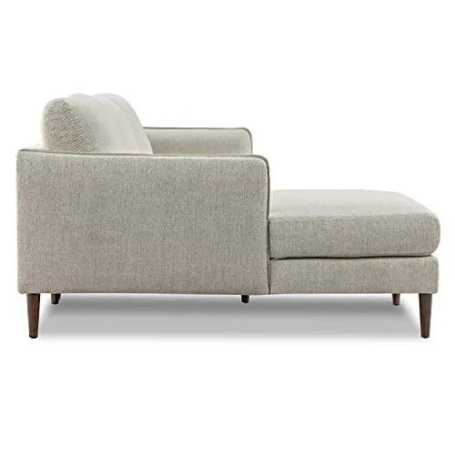 POLY and BARK Latta Left-Facing Sectional Sofa - Twill Stone POLY & BARK