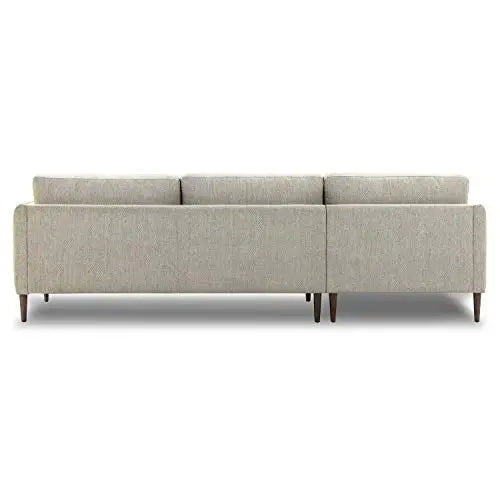 POLY and BARK Latta Left-Facing Sectional Sofa - Twill Stone POLY & BARK