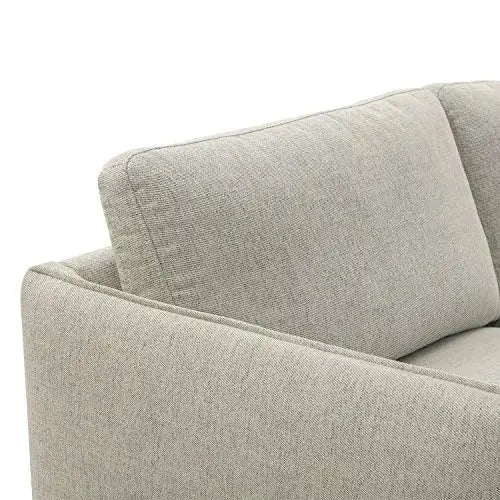 POLY and BARK Latta Left-Facing Sectional Sofa - Twill Stone POLY & BARK