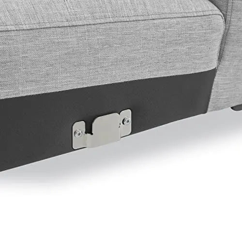 POLY and BARK Sofa | Sola Modular 3 Piece Modern Sofa - Soho Grey POLY & BARK