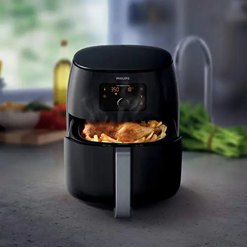 Philips Premium 7 QT Air Fryer with Fat Removal Technology - Black Philips Kitchen Appliances