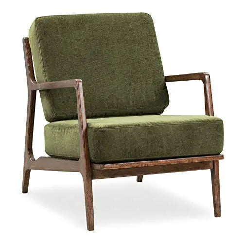 Poly and Bark Verity Lounge Chair - Distressed Green Velvet POLY & BARK