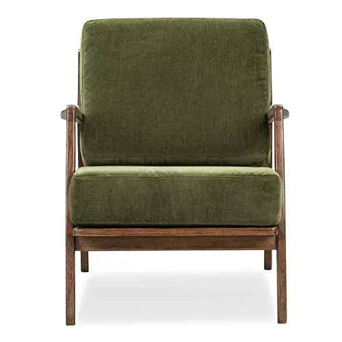 Poly and Bark Verity Lounge Chair - Distressed Green Velvet POLY & BARK