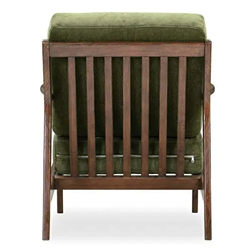 Poly and Bark Verity Lounge Chair - Distressed Green Velvet POLY & BARK