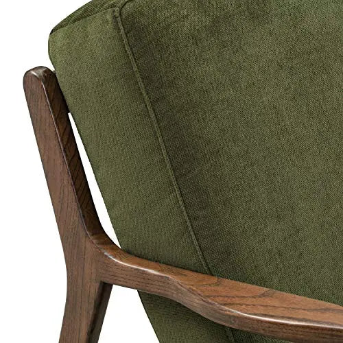 Poly and Bark Verity Lounge Chair - Distressed Green Velvet POLY & BARK