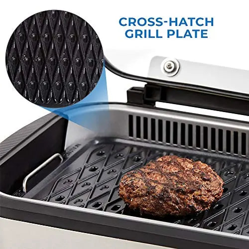 Power smokeless grill griddle cheap plate